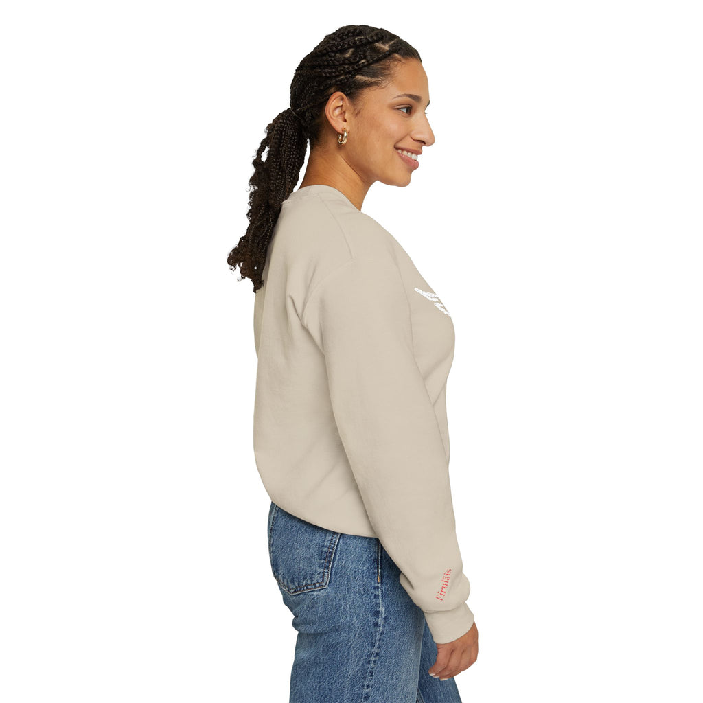 Unisex Heavy Blend™ Crewneck Sweatshirt – Minimalist Flying Cockatiel Design | Gildan 18000 Bird Lover Apparel