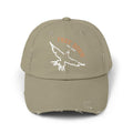 Born Free Distressed Baseball Cap — Vintage Bird Graphic Hat