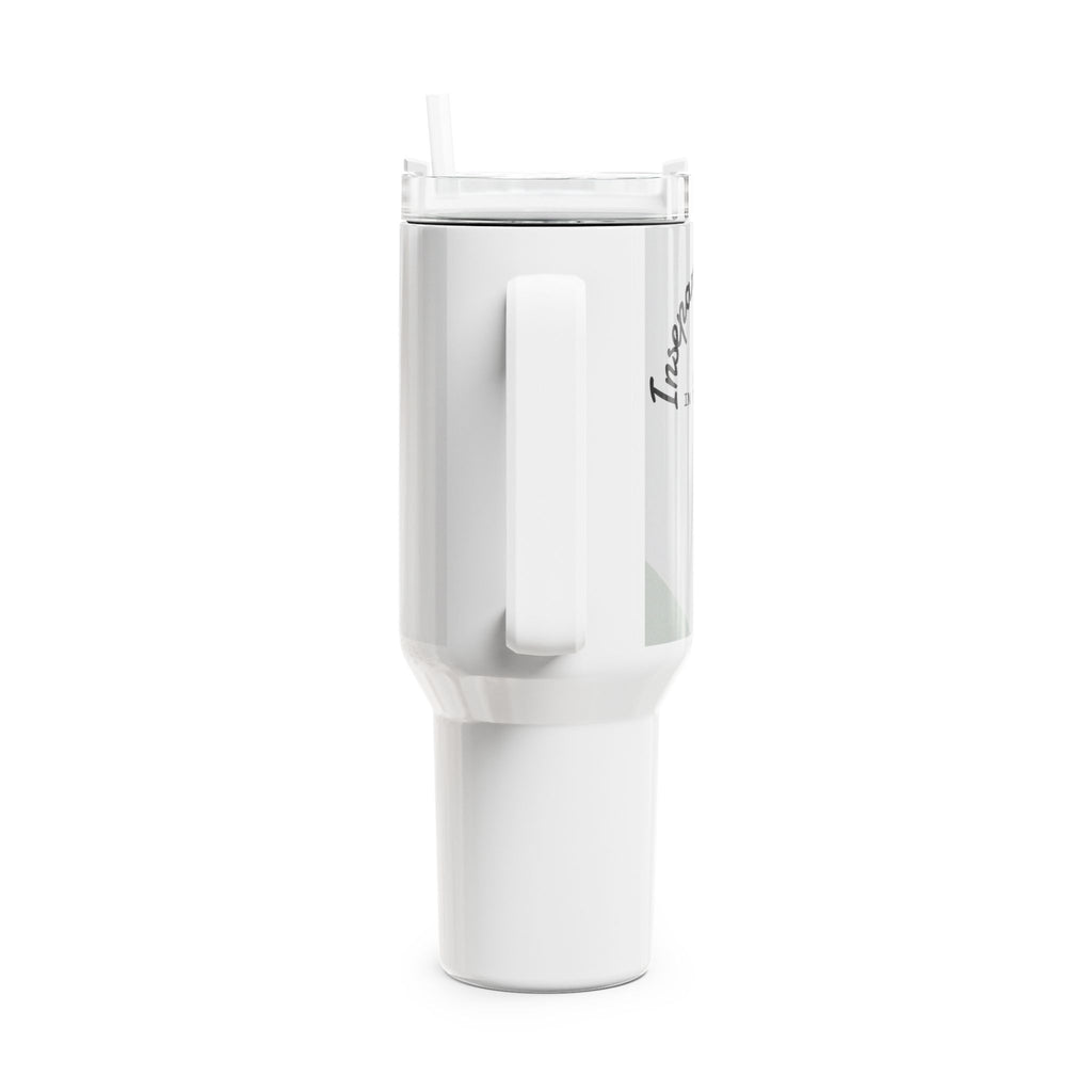Tumbler — 'Inseparable' Cockatiel Couple Travel Mug, Love Is In The Air (40oz - 1.18 litres)