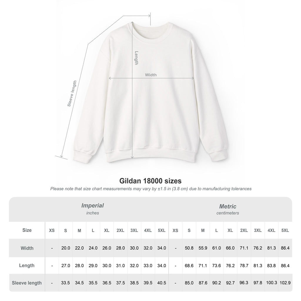 Unisex Heavy Blend™ Crewneck Sweatshirt – Minimalist Flying Cockatiel Design | Gildan 18000 Bird Lover Apparel